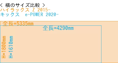 #ハイラックス Z 2015- + キックス  e-POWER 2020-